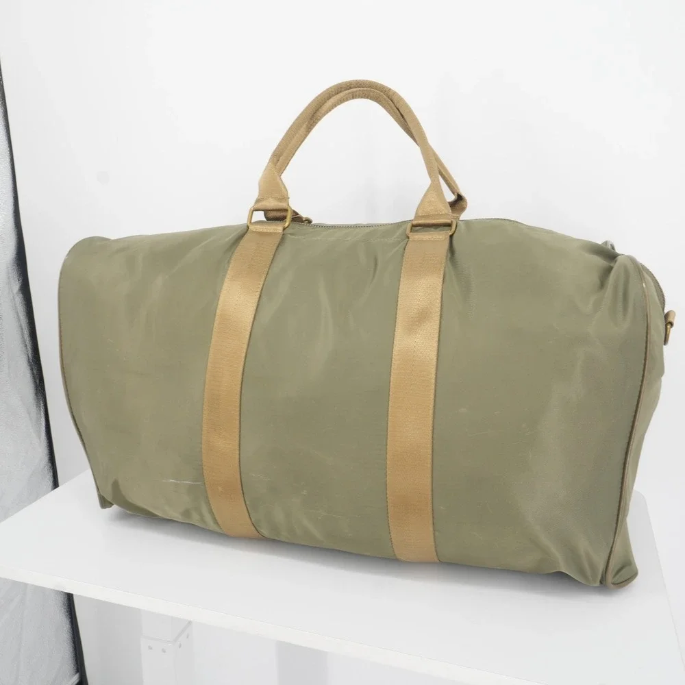 Red Canoe Land Rover Duffle Bag Large Olive Green Heritage Travel Weekender